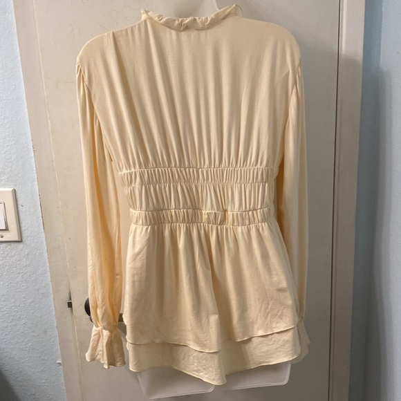 Boston Proper Poet Ruffle Top Size Size S - Picture 6 of 13